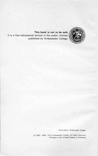 Ten commandments (prelim 1972)