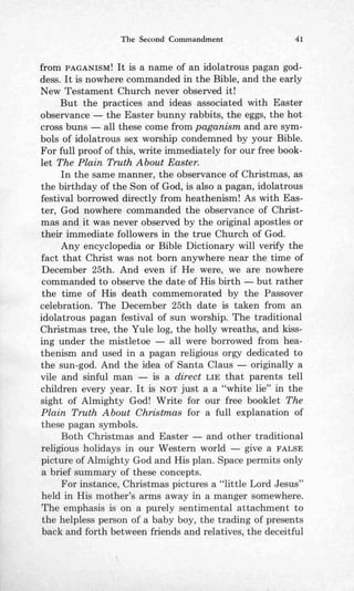 Ten commandments (prelim 1972)