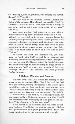 Ten commandments (prelim 1972)