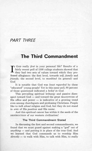 Ten commandments (prelim 1972)