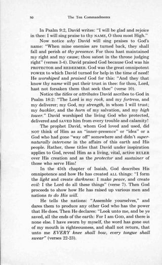 Ten commandments (prelim 1972)