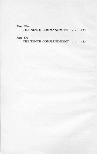 Ten commandments (prelim 1972)