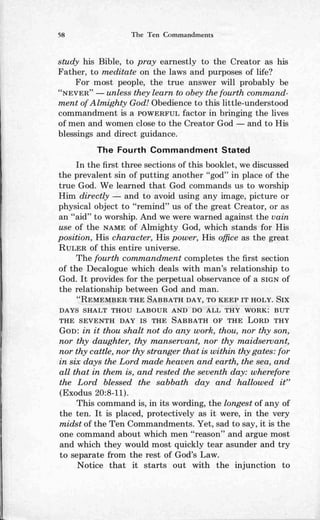 Ten commandments (prelim 1972)