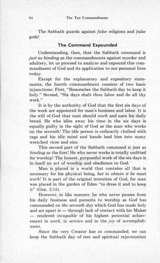 Ten commandments (prelim 1972)