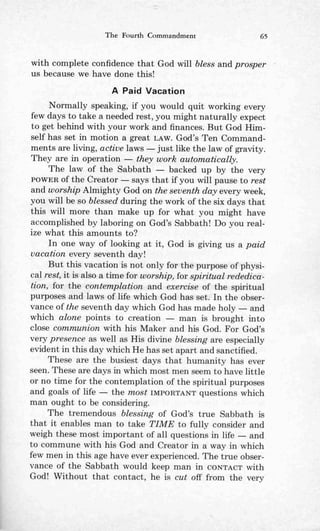 Ten commandments (prelim 1972)