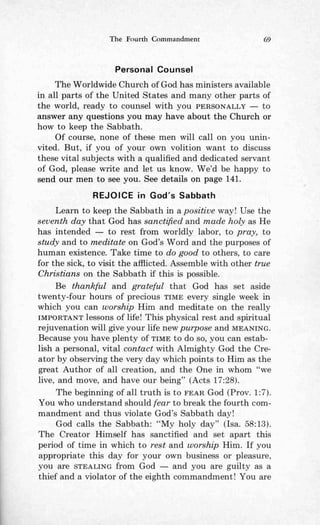 Ten commandments (prelim 1972)