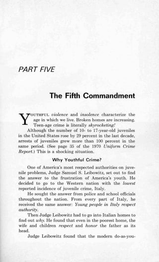 Ten commandments (prelim 1972)