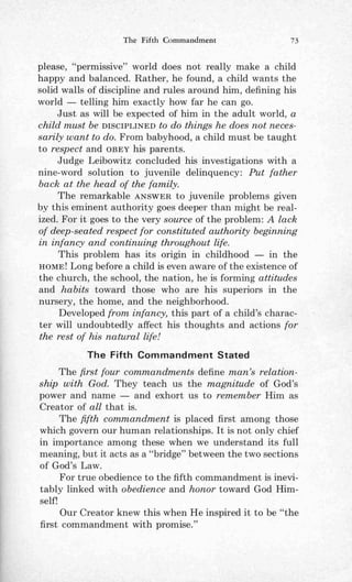 Ten commandments (prelim 1972)