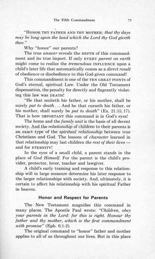 Ten commandments (prelim 1972)