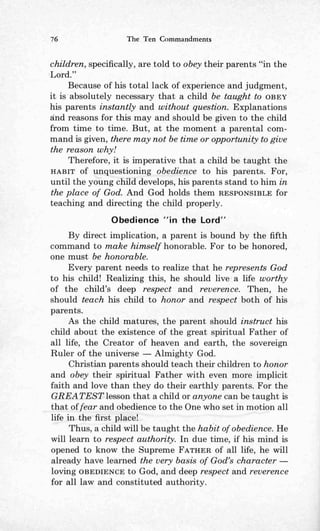 Ten commandments (prelim 1972)