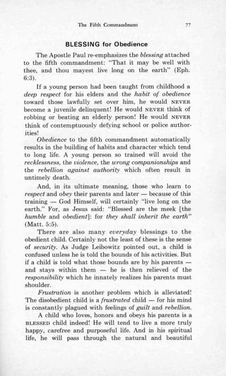 Ten commandments (prelim 1972)