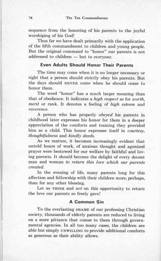 Ten commandments (prelim 1972)