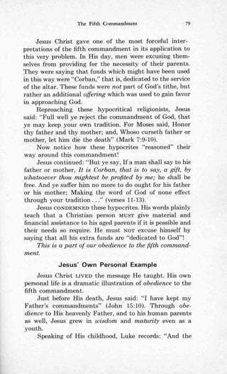 Ten commandments (prelim 1972)