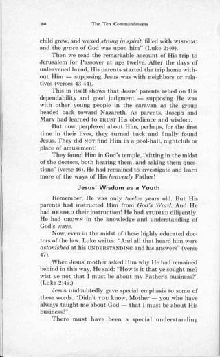 Ten commandments (prelim 1972)