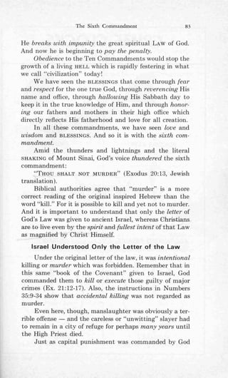 Ten commandments (prelim 1972)