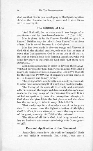 Ten commandments (prelim 1972)