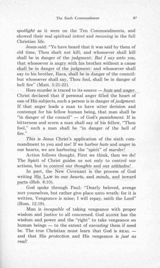 Ten commandments (prelim 1972)