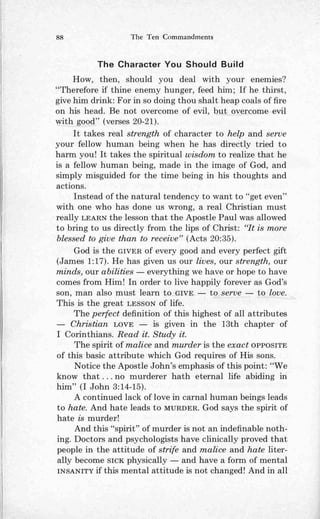 Ten commandments (prelim 1972)