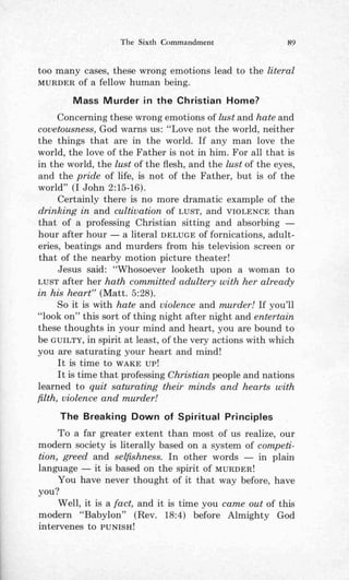 Ten commandments (prelim 1972)