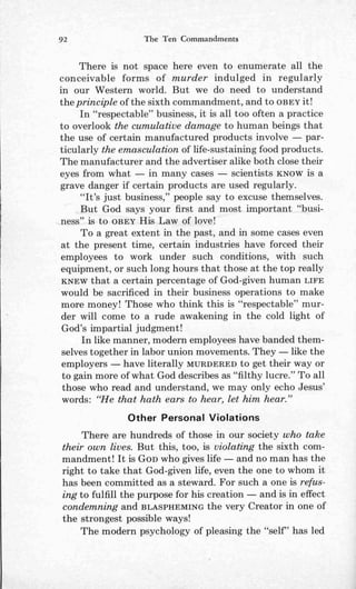 Ten commandments (prelim 1972)