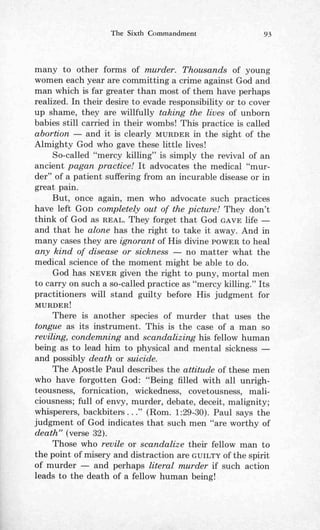 Ten commandments (prelim 1972)