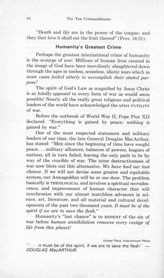 Ten commandments (prelim 1972)