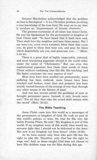 Ten commandments (prelim 1972)