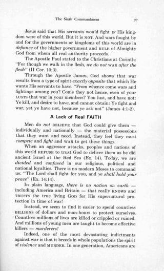 Ten commandments (prelim 1972)