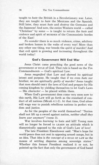 Ten commandments (prelim 1972)