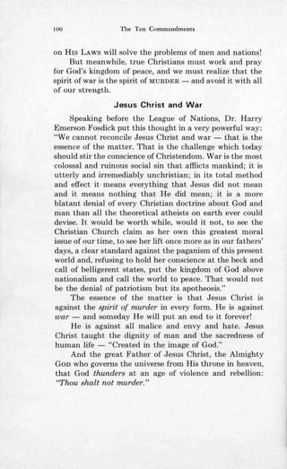 Ten commandments (prelim 1972)