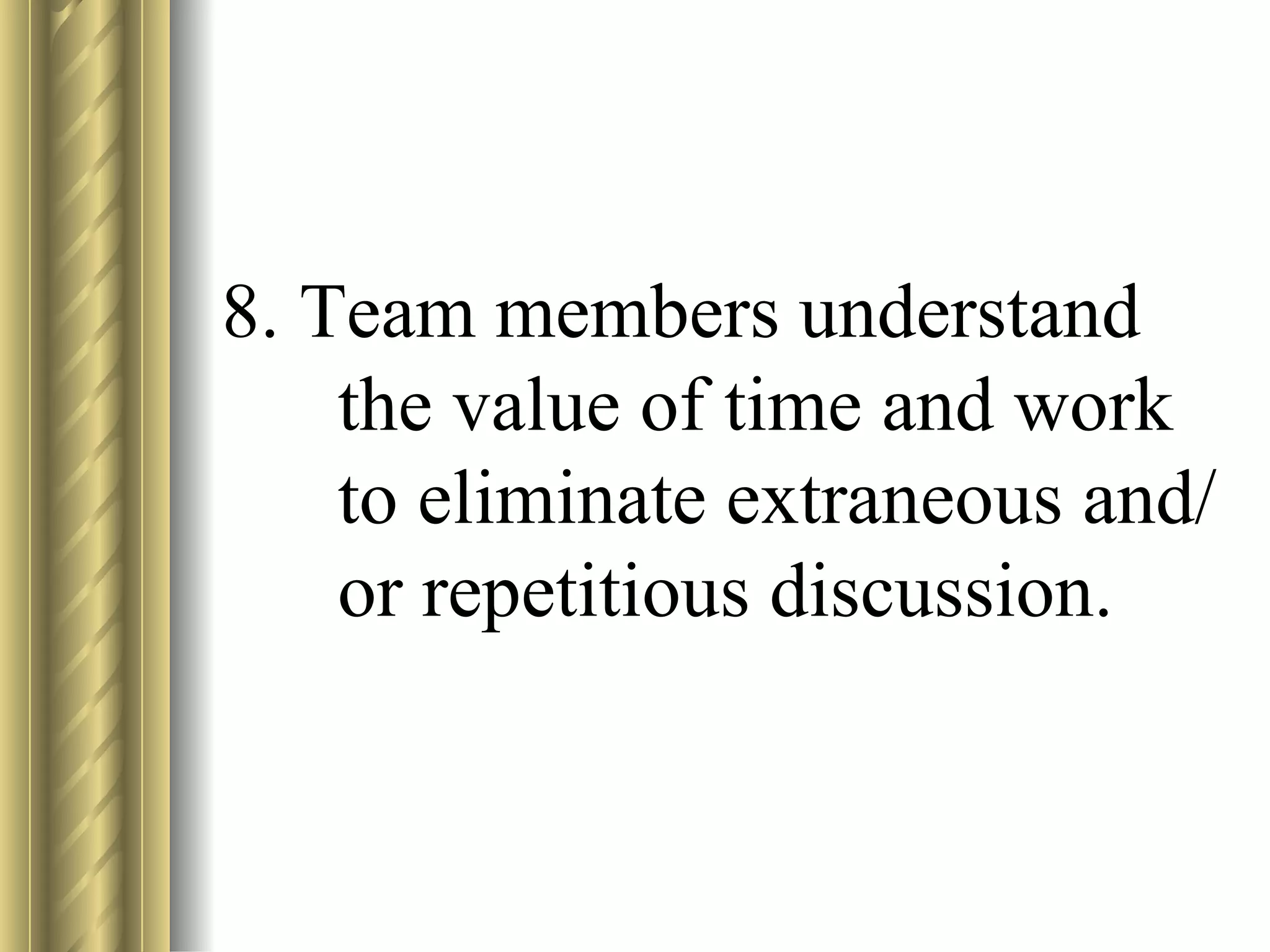 Ten components of effective team problem solving | PPT
