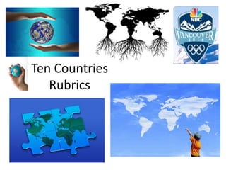 Ten Countries Rubrics 
