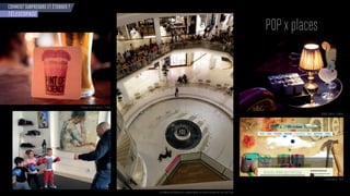 COMMENT SURPRENDRE ET ÉTONNER ?
TÉLESCOPAGE
x places
Festival Pint of Science - France
di le inema - Londres
La Recyclerie - Paris
e t é tre des élestins en reptésentation a centre commercial on art ie
 