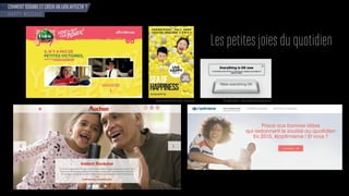 COMMENT SÉDUIRE ET CRÉER UN LIEN AFFECTIF ?
HAPPY MESSAGE
Les petites joies du quotidien
e a ic tton - ttp ma e-e er t in -o comentre commercial it la a - on on
 