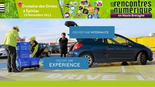 CECI EST UNE INTERNAUTE
CECI EST UNE INTERNAUTE

CECI EST UNE
CECI EST UNE

EXPÉRIENCE
EXPÉRIENCE

 