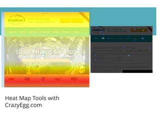 Heat Map Tools with 
CrazyEgg.com 
 