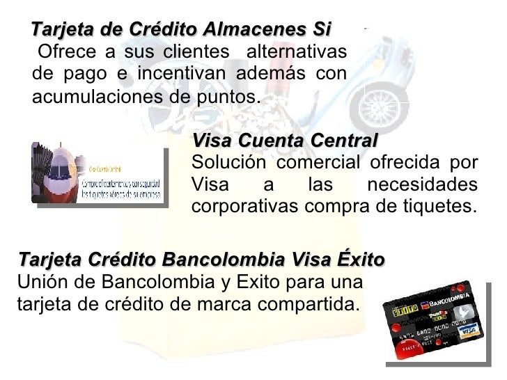 calendario tarjeta de credito visa bancolombia