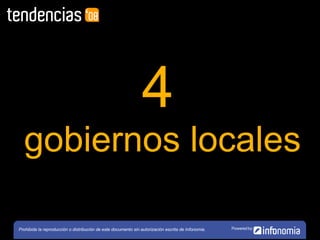 4   gobiernos locales 