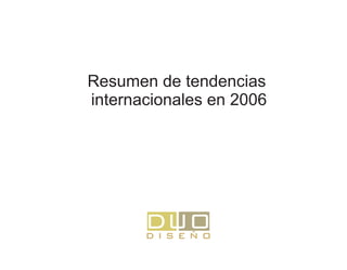 Tendencias2006