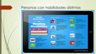 Personas con habilidades distintas
