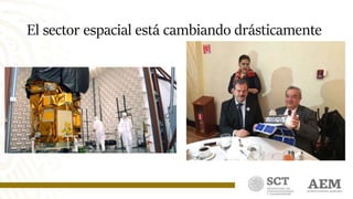 El sector espacial está cambiando drásticamente
 