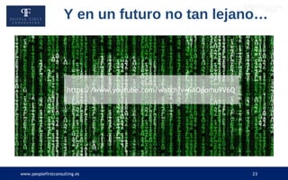 www.peoplefirstconsulting.es 23
Y en un futuro no tan lejano…
https://www.youtube.com/watch?v=6AOpomu9V6Q
 