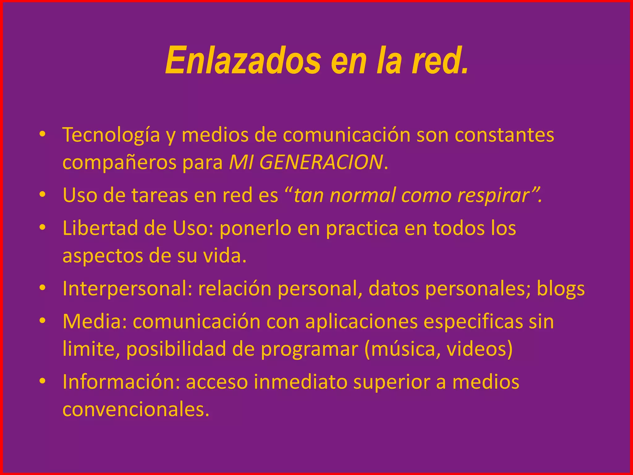 Tendencias Generacionales