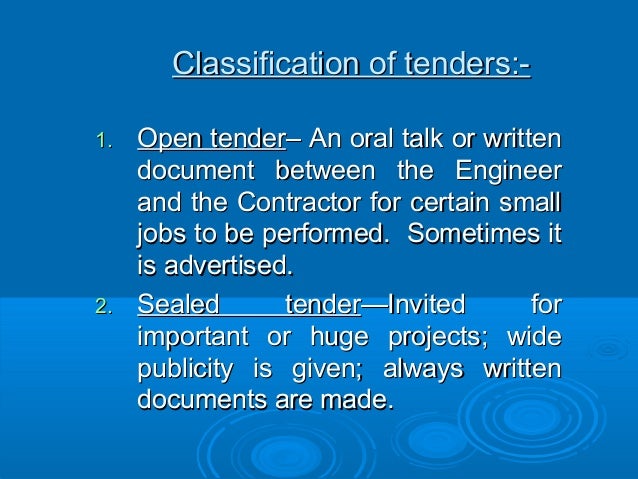 define tender define tender