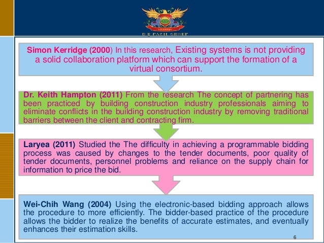 tender bidding in construction projects