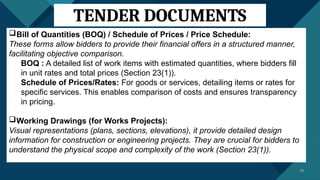 TENDERING AND TENDERING PROCEDURES IN CONSTRUCTION | PPTX