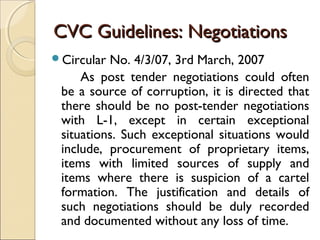 Tendering process cvc_guidelines | PPT