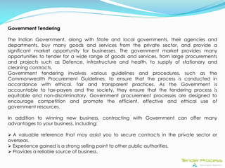 Tender Process | A Complete Procurement Guide | PPTX