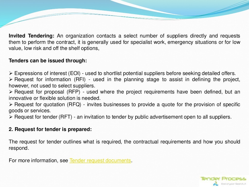 Tender Process A Complete Procurement Guide