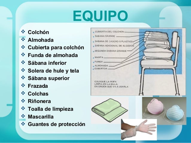 Material Para Tendido De Cama Ocupada